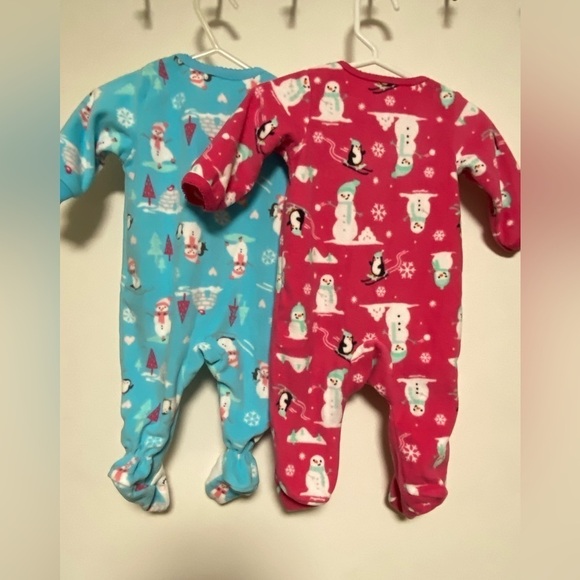 Carter’s Winter Weight Sleepers, Size 3 Months, lot of 2 - Picture 5 of 7